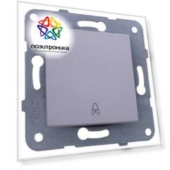 Кнопка звонка Panasonic Karre&Arkedia серебро (wktt00192sl-ru)