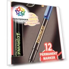 Маркер перманентный Corvina 41289/02 (12шт.)