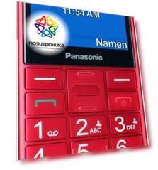 Мобильный телефон Panasonic TU150 красный (kx-tu150rur)
