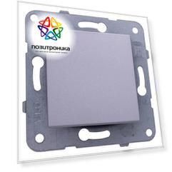 Выключатель Panasonic Karre&Arkedia серебро (wktt00052sl-ru)