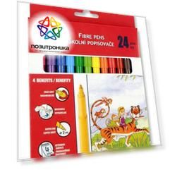 Фломастеры Koh-I-Noor Zoo 1002 24цв. (771002BD08KS)