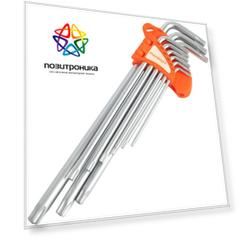 Набор ключей Patriot SKТ-9EL torx, 9 предметов (350002005)