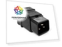 Вилка Lanmaster LAN-IEC-320-C20 IEC 60320 C20 16A 250V black