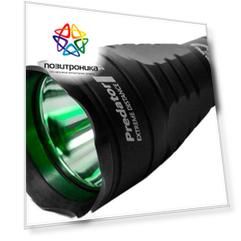 Тактический фонарь Armytek Predator XP-E2, черный, 200lm (F01602BG)