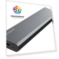 Внешний жесткий диск 2TB Digma MEGA X темно-серый USB 3.2 (dgsm8002t1mgg)