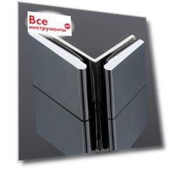 Коннектор стекло-стекло SERVICE PLUS K03-201CR/brass