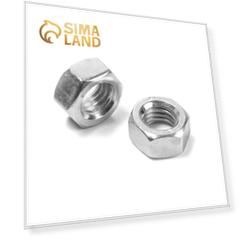 Гайка ТУНДРА krep, шестигранная, DIN934, оцинкованная, М8, 1 кг