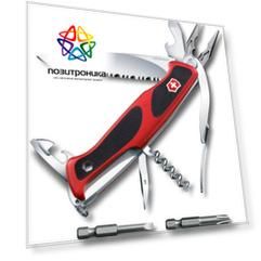 Нож Victorinox RangerGrip 174 Handyman красный/черный (0.9728.wc)
