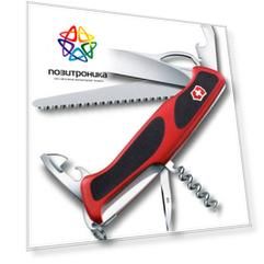 Нож Victorinox RangerGrip 79 красный/черный (0.9563.mc)