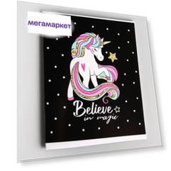 Тетрадь 48 листов в клетку, картонная обложка, Минни Маус