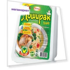Лапша Доширак быстрого со вкусом курицы с перцем быстрого приготовления, 24 шт х 90 г