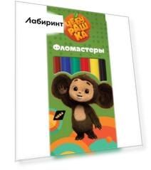 Фломастеры Чебурашка, 6 цветов