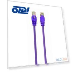 Патч-корд UTP Cablexpert PP12-0.5M/V кат.5e, 0.5м, литой, многожильный (фиолетовый)