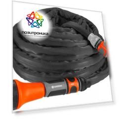 Шланг Gardena Liano 1/2" 10м поливочный серый (18425-20.000.00)