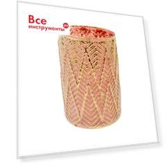 Декоративная стеклянная ваза-подсвечник Вещицы