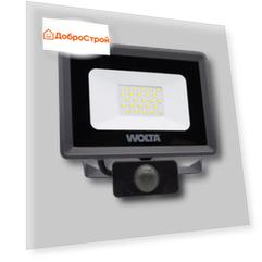 Светодиодный прожектор WOLTA WFL-20W/06S 20Вт 5700K P65 1800лм с датчиком 143*147*40 1/20