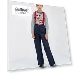 Брюки зимние с эластичными лямками Gulliver (164)