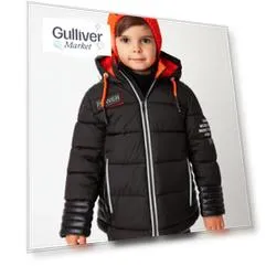 Черная куртка демисезонная Gulliver (122)