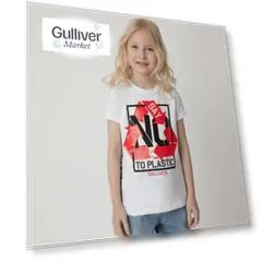 Футболка Say No To Plastic для девочки Gulliver (122)