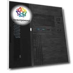 Компьютер RDW Computers Optimal BC, AMD Ryzen 5 5600G, DDR4 8ГБ, SSD 240ГБ, AMD Radeon Graphics, Linux, черный