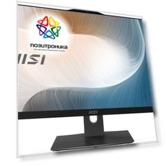 Моноблок MSI Modern AM242 11M-1000RU, 23.8", IPS, Intel Pentium Gold 7505, DDR4 4ГБ, SSD 128, Intel UHD Graphics, Windows 11 Professional, черный (9s6-ae0121-1608)