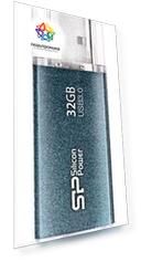 Флешка Silicon Power Marvel M01 32ГБ USB3.0 синий (SP032GBUF3M01V1B)