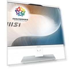 Моноблок MSI Modern AM242P 12M-444RU, 23.8", IPS, Intel Core i3 1215U, DDR4 8ГБ, SSD 256, Intel UHD Graphics, Windows 11 Home, белый (9s6-ae0712-444)