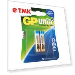 Элемент питания GP 24A/LR03 BP2 Ultra Plus Alkaline (AAA) 2шт