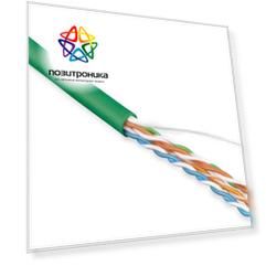 Кабель Hyperline UUTP4-C5E-S24-IN-LSZH-GN-305 зеленый 305м