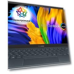 Ноутбук Asus Zenbook UX325EA-KG910, 13.3", OLED, Intel Core i5 1135G7, LPDDR4 16ГБ, SSD 1024ГБ, Intel Iris Xe graphics, серый (90nb0sl1-m00t40)