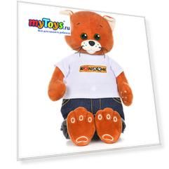 Мягкая игрушка Колбаскин&Мышель Колбаскин в джинсах 20 см