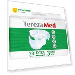 Подгузники для взрослых TerezaMed Extra Large одноразовые впитывающие на липучках 100-150 см 28 штук