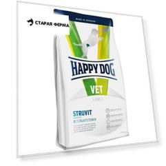 Сухой диетический корм Happy Dog Struvit для взрослых собак при мочекаменной болезни - 4 кг