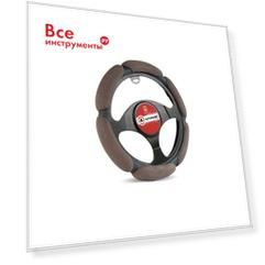 Оплетка руля AUTOPROFI SP-5026 D.GY L