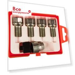 Болты-секретки z heyner m14x1,5 l=25мм ключ 17 856 320