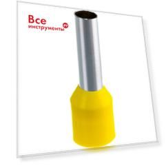 Наконечник штыревой втулочный изолированный КВТ НШВИ 6,0-12 79449 Наконечник штыревой втулочный изолированный КВТ НШВИ 6,0-12 79449