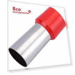 Наконечник штыревой втулочный изолированный КВТ НШВИ 95-25 79457 Наконечник штыревой втулочный изолированный КВТ НШВИ 95-25 79457