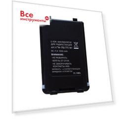 Аккумуляторная батарея аргут а-41 new, a-75 new, а-77 li-ion 1500 mah