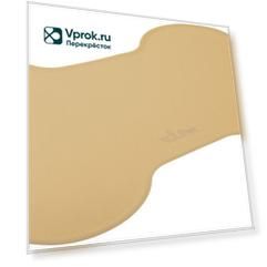 Коврик под миску V.I.Pet бежевый 52*38см