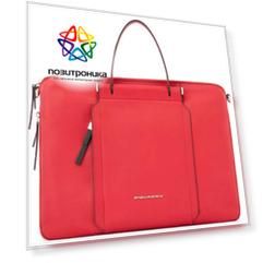 Сумка женская Piquadro Circle красный, натуральная кожа (ca4021w92/r3)