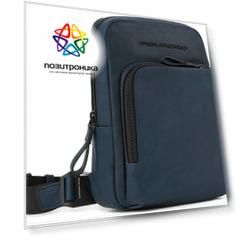 Сумка мужская Piquadro Harper синий, кожа натуральная (ca3084ap/blu)