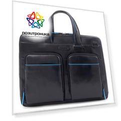 Сумка Piquadro Blue Square Revamp синий, натуральная кожа (ca6105b2v/blu)