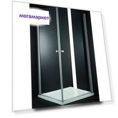 Душевой уголок Cezares Elena 70x70 ELENA-W-A-2-70-C-Cr профиль Хром стекло прозрачное