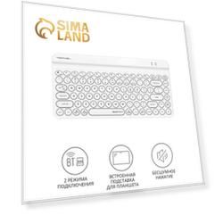 Клавиатура A4Tech Fstyler FBK30 белый USB беспроводная BT/Radio slim Multimedia (FBK30 WHITE   10045
