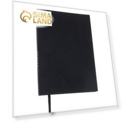 Ежедневник недатированный А6+, 160 листов "Кассандра", мягкая обложка, искусственная кожа, блинтовое тиснение, чёрный