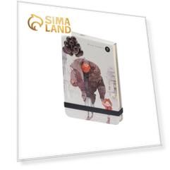 Записная книжка А5, 100 листов в клетку SMART DADDY, твёрдая обложка, на резинке