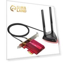 Сетевой адаптер WiFi + Bluetooth TP-Link Archer TX3000E AX3000 PCI Express (ант.внеш.съем) 2   10047