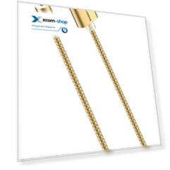 Кабель интерфейсный More Choice K61Sm Smart USB 3.0A для micro USB Magnetic нейлон 1м Gold
