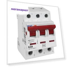 Выключатель нагрузки модульный OptiDin BM63PL-363-УХЛ3 (ВМ63PL) КЭАЗ 328170