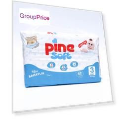 Подгузники детские pine soft 3 midi (4 - 9 kg), 42 шт